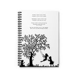 Monday's Child – Inspirational Spiral Notebook – Lined – For Those Precious Moments