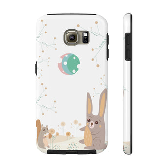Impact-Resistant Phone Case for Samsung Galaxy S6 - Woodland Animals