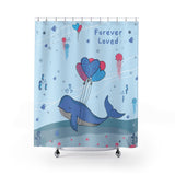 Inspirational Shower Curtain – Beautiful Under-The-Sea Scene – Forever Loved