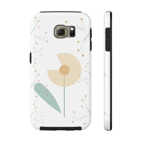 Impact-Resistant Phone Case for Samsung Galaxy S6 – Woodland Flower