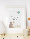 Before I Formed You - Inspirational Bible Verse Poster for Baby's Nursery – Premium Matte, 12” x 18”