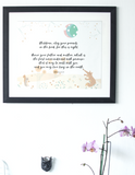 Children Obey Your Parents - Inspirational Christian Art Gallery Wrap for Baby's Nursery – Premium Matte Cotton, 10” x 8”