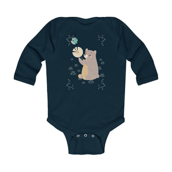 Woodland Bear – Infant & Toddler Long-Sleeve Bodysuit - Unisex