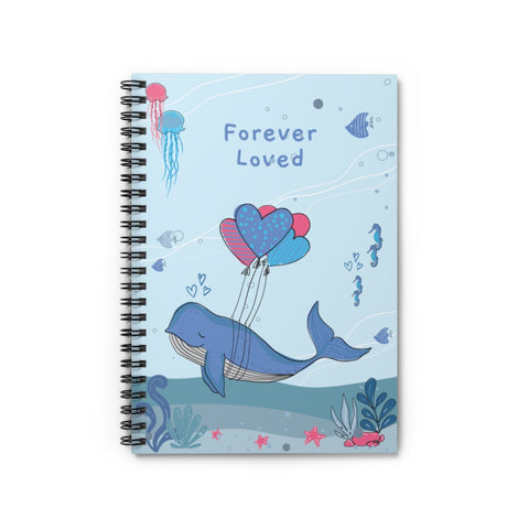 Forever Loved – Spiral Notebook – Lined – For Baby's Precious Moments