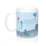 Every Good and Perfect Gift is From Above – Under-The-Sea Ceramic Mug, 11oz - Perfect Christian Gift