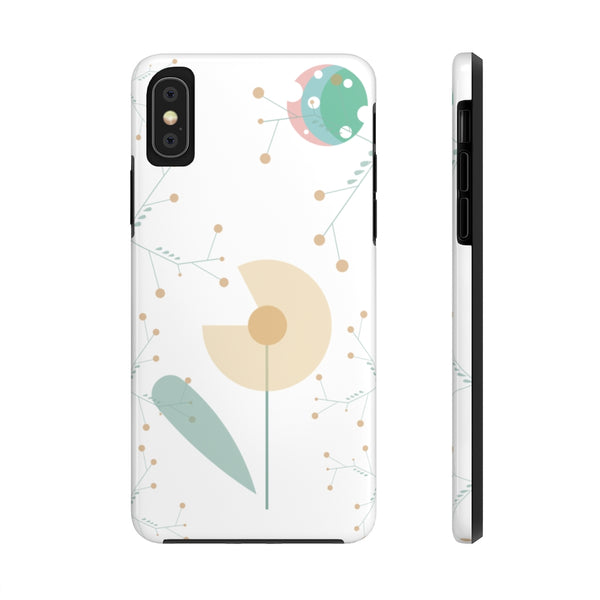Impact-Resistant Phone Case for iPhone X – Woodland Flower