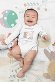 No Kisses Today to Keep the Germs at Bay – Adorable Bear - Infant & Toddler Long-Sleeve Bodysuit - Unisex